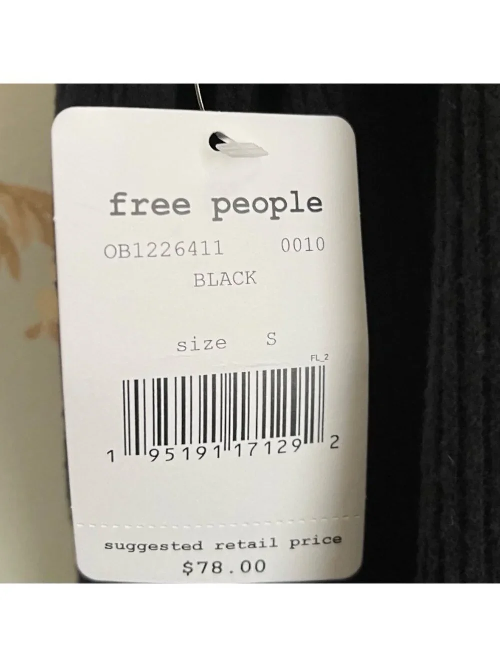 Free People We The Free Juicy Cowl Neck Top Size S Split Back Oversized NWT - Picture 4 of 11